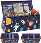 Toy Box with Adjustable Divider Large Toy Chest Storage by UnicornCastle