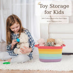 XUANGUO Woven Cotton Rope Storage Basket - Image 5