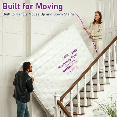 ZCHENBS® - King Mattress Bags for Moving, Waterproof Storage Bag - Image 2