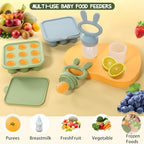 Easter Bunny Baby Breastmilk Popsicle Molds & Baby Fruit Feeder, Infant Food - Image 2