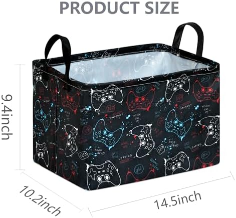 Rectangular Game Controller Storage Basket - Image 2