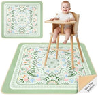 Splat Mat for Under High Chair Waterproof Non Slip Floor Mat for Baby by UnicornCastle