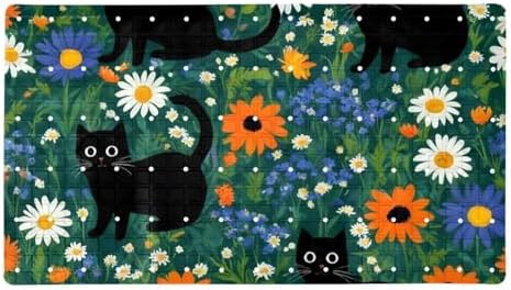 Non Slip Shower Mat Bathtub Mat 15.1x26.8 Inch, Quick Dry Bath Mat by Anna+Cowper