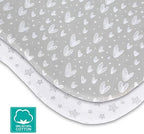 Bassinet Sheets 100% Cotton, 2 Pack Bassinet Sheets - Image 6