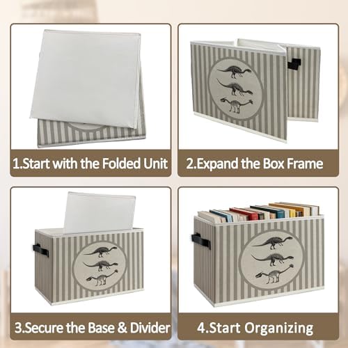 Dinosaur Nursery Foldable Storage Bins Box - Image 5