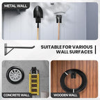 14" Large Heavy Duty Garage Hooks, Steel Garage Storage Hooks - Image 5