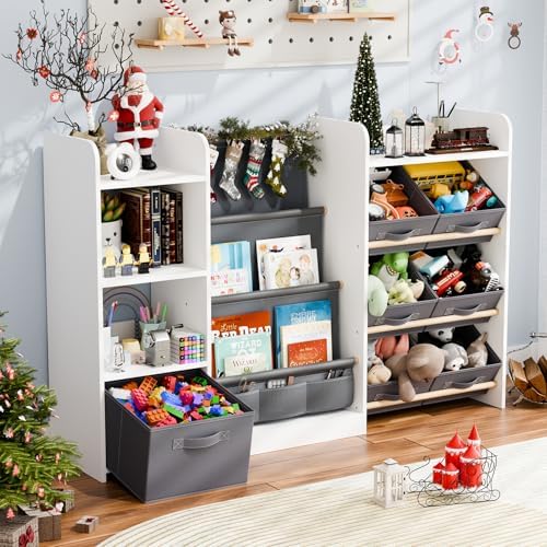 Kids Bookshelf and Toy Storage by IKALIFE