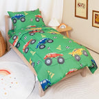 TinyPalsa 4-Piece Toddler Bedding Set, Toddler Bed Comforter Set by TinyPalsa