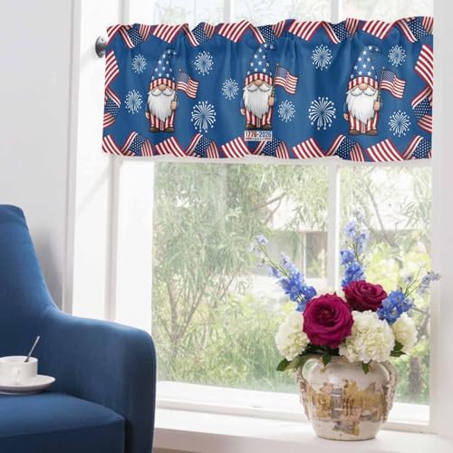 4th of July Kitchen Curtains Valances - Image 3
