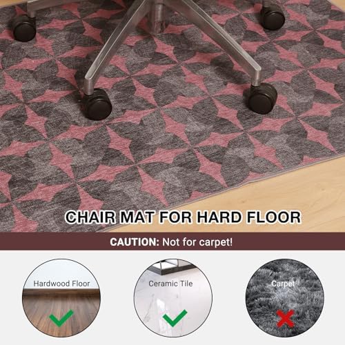 Tydle Chair Mat for Hard Floors, Non-Slip Hard Floor Protector Computer Under - Image 5