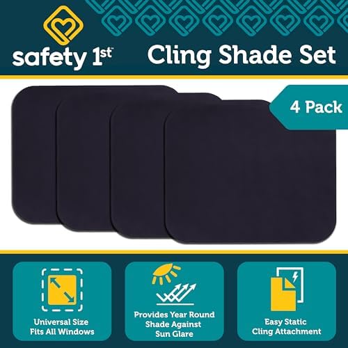 Safety 1st Cling Car Window Shades, 4 Pieces - Image 2