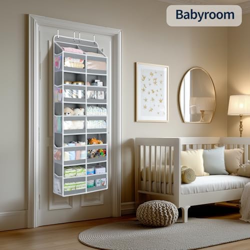 Yecaye 5-Tier Over The Door Organizer Dual-Column, 80lbs Load Over The Door - Image 6