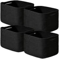 ICERZCZ Black Storage Baskets for Shelves, Small Storage Baskets for Organizing by ICERZCZ