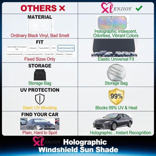 Windshield Sun Shade for Toyota Camry - Image 2