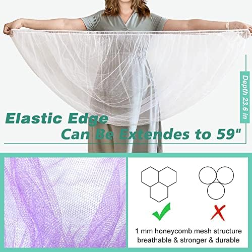 Sysmie 2 Pack Baby Stroller Mosquito Net, Durable Mesh Protection - Image 2