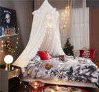 VETHIN Bed Canopy for Girls, Princess Round Dome Dreamy Mosquito Net Bedding - Image 2
