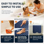 Yimobra Non Slip Bath Mat for Tub 40x16, Extra Long Bath Tub Mat - Image 4