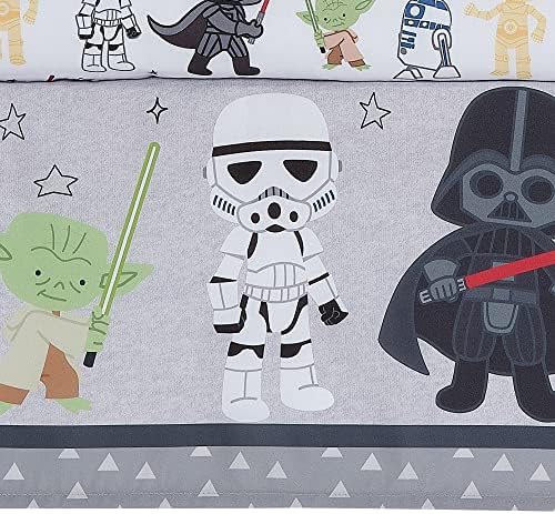 Lambs & Ivy Star Wars Classic 3-Piece Baby Crib Bedding Set - Image 6