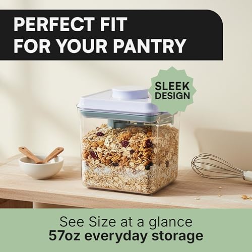 Bop Top Airtight Food Storage Containers | Pop-Top Lid | 7 Cups / 57 Oz - Image 2