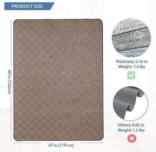 Chair Mat for Hardwood & Tile Floor, Anti Slip, Floor Protector for Home Office - Image 2