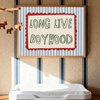 Nursery Wall Art Nursery Long Live Boyhood Wall Art Poster 16"x12" Unframed - Image 2