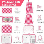 KPX 8 Set Packing Cubes for Travel, Luggage Packing Organizers Accessories - Image 2