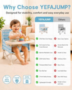 3-in-1 Portable Baby Chair, Foldable Travel Booster Seat - Image 6