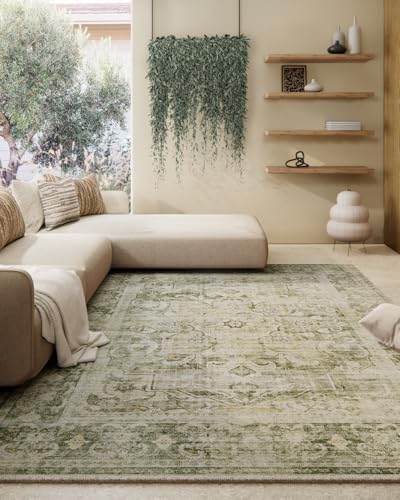 Machine Washable Living Room Rug: 5x7 Area Rugs by palohom