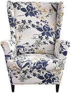 NILUOH Wingback Chair Slipcover 2-Piece, Stretch Armchair Protector by NILUOH