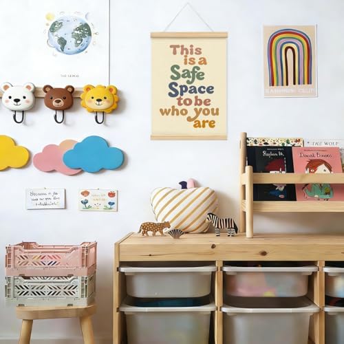 This is A Safe Space Wall Hanging Banner, Therapy Office Wall Decor, School - Image 4