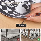 5' x 8' Upgraded Waterproof Vinyl Floor Mat, Plastic Floor Protector - Image 4