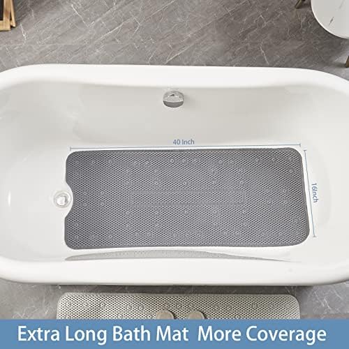 Webos Soft Bathtub Mat Non Slip: Memory Foam Shower Mat - Image 2