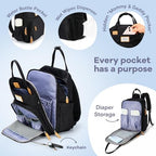 RUVALINO Diaper Bag Backpack, Large Capacity, Waterproof - Image 3