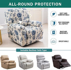NILUOH Stretch Recliner Covers 4 Piece, Non-Slip Lazy Boy Chair Covers - Image 5