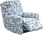 NILUOH Stretch Recliner Covers 4 Piece, Non-Slip Lazy Boy Chair Covers by NILUOH