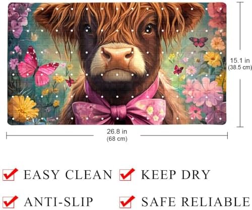 Baby Bath Mat Non Slip 26.8"x15.1" Bathtub Mat - Image 4