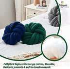 Uvvyui Knot Pillows, 14 Inch Decorative Throw Pillows Round Pillows Cushion - Image 3