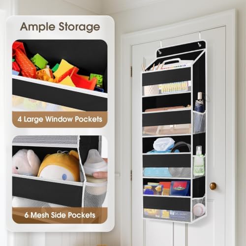 2 Pcs Over The Door Organizer Large Capacity Hanging Storage Room Organizer - Image 4