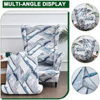 CRFATOP Wingback Chair Covers Wing Armchair Slipcovers - Image 3
