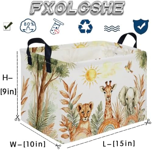 Rectangular Animal Baskets, Collapsible Gift Basket - Image 7