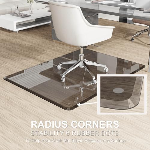 MESAILUP Beveled Edge Office Chair Mat - Image 3