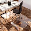 Azadx Tempered Glass Chair Mat for Carpet 32" x 48" Heavy Duty Chair Mat by Azadx