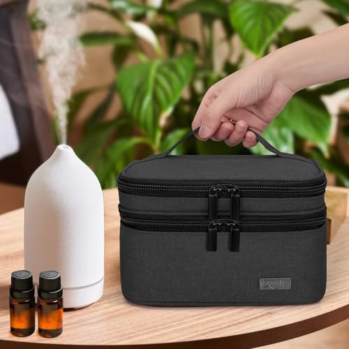 LUXJA Double-Layer Essential Oil Carrying Case Holds 30 Bottles - Image 5