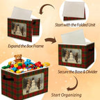 Vintage Snowman Christmas Storage Box - Image 6