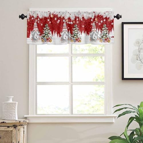 Vandarllin Christmas Gnome Kitchen Curtains and Valances Set, Winter Merry - Image 6