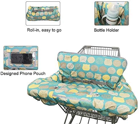 Shopping Cart Covers for Baby Girl boy, High Chair Cover for Toddler, Grocery - Image 3