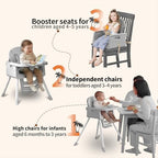 3-in-1 High Chair for Babies and Toddlers, Infant to Toddler Seating&Dining - Image 5