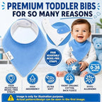 KiddyStar Premium Organic Cotton Bibs - Image 3
