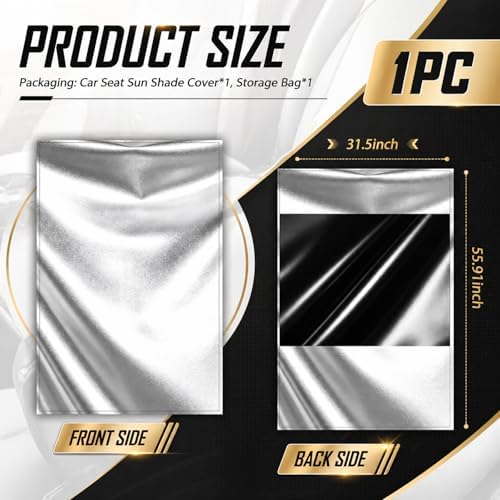 2026 Thickened Car Seat Sun Shade Cover, Foldable Car Seat Shade - Image 2