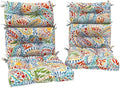 DYTXIII Outdoor High Back Chair Cushions Set of 2, Water Repellent Tufted by DYTXIII